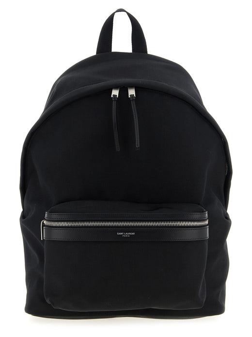 Black Polyamide Backpack