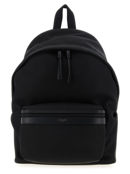 Black Polyamide Backpack
