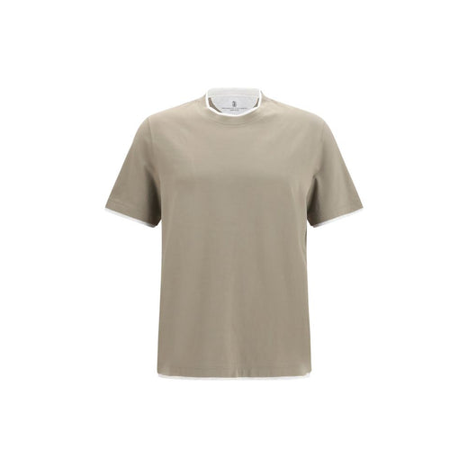 Bicolor Cotton T-Shirt
