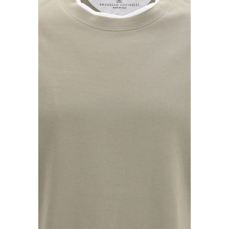 Bicolor Cotton T-Shirt