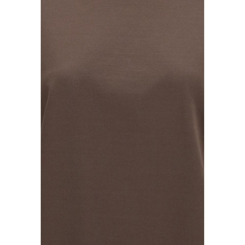 Brown Cotton T-Shirt