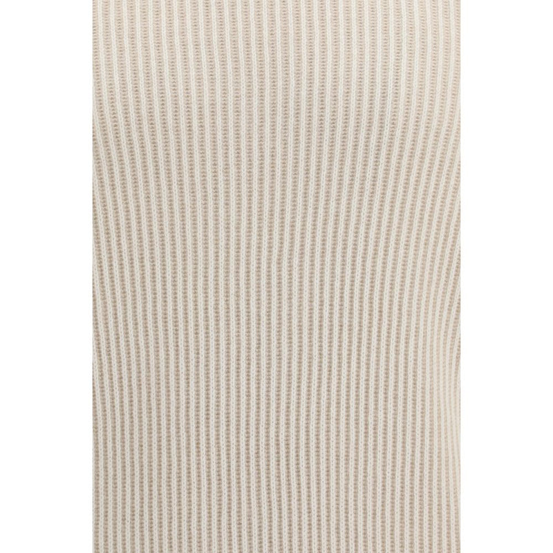 Beige Cashmere Turtleneck