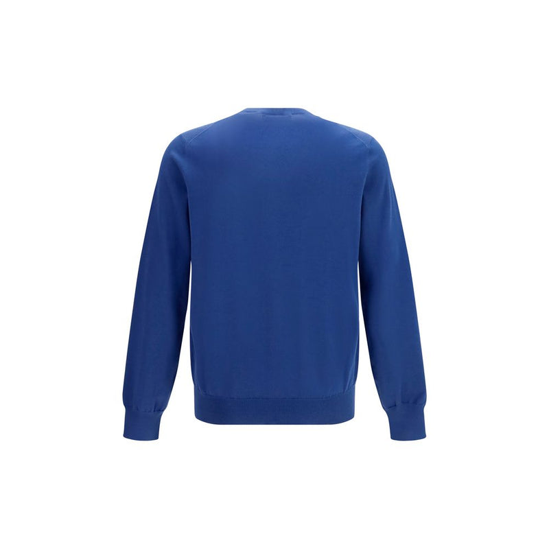 Blue Cotton Sweatshirt