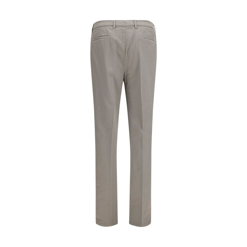 Bicolor Cotton Chino Pants