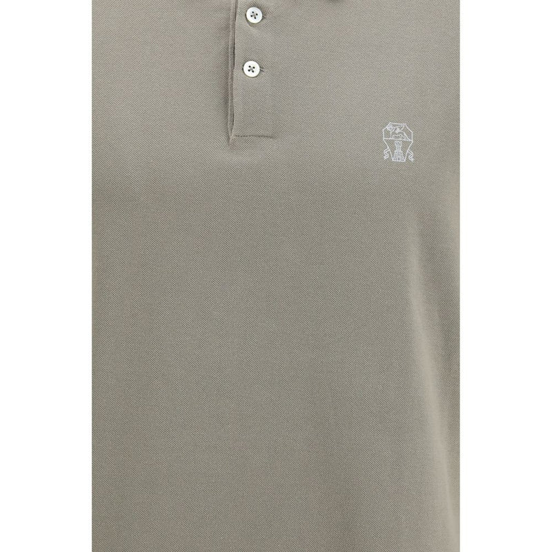 Bicolor Cotton Polo Shirt
