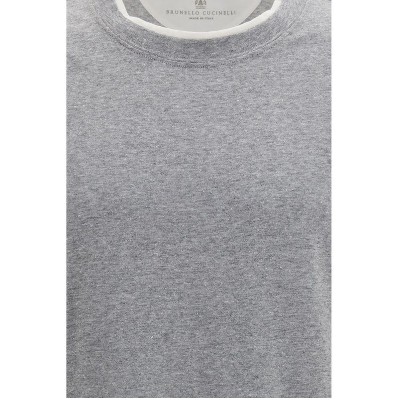 Gray Cotton T-Shirt