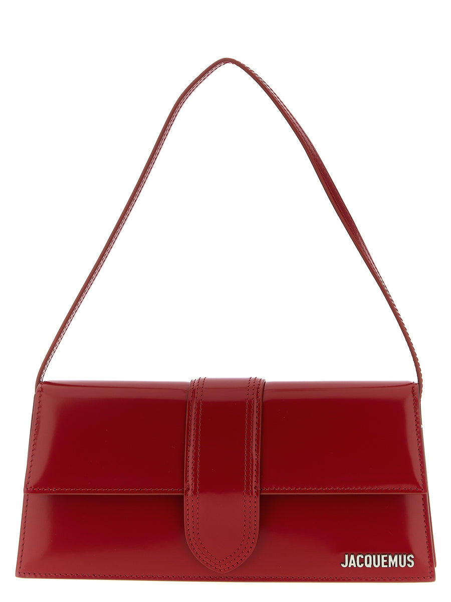 Red Calfskin Shoulder Bag