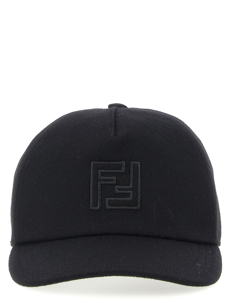 Black Wool Cap (Baseball Hat)