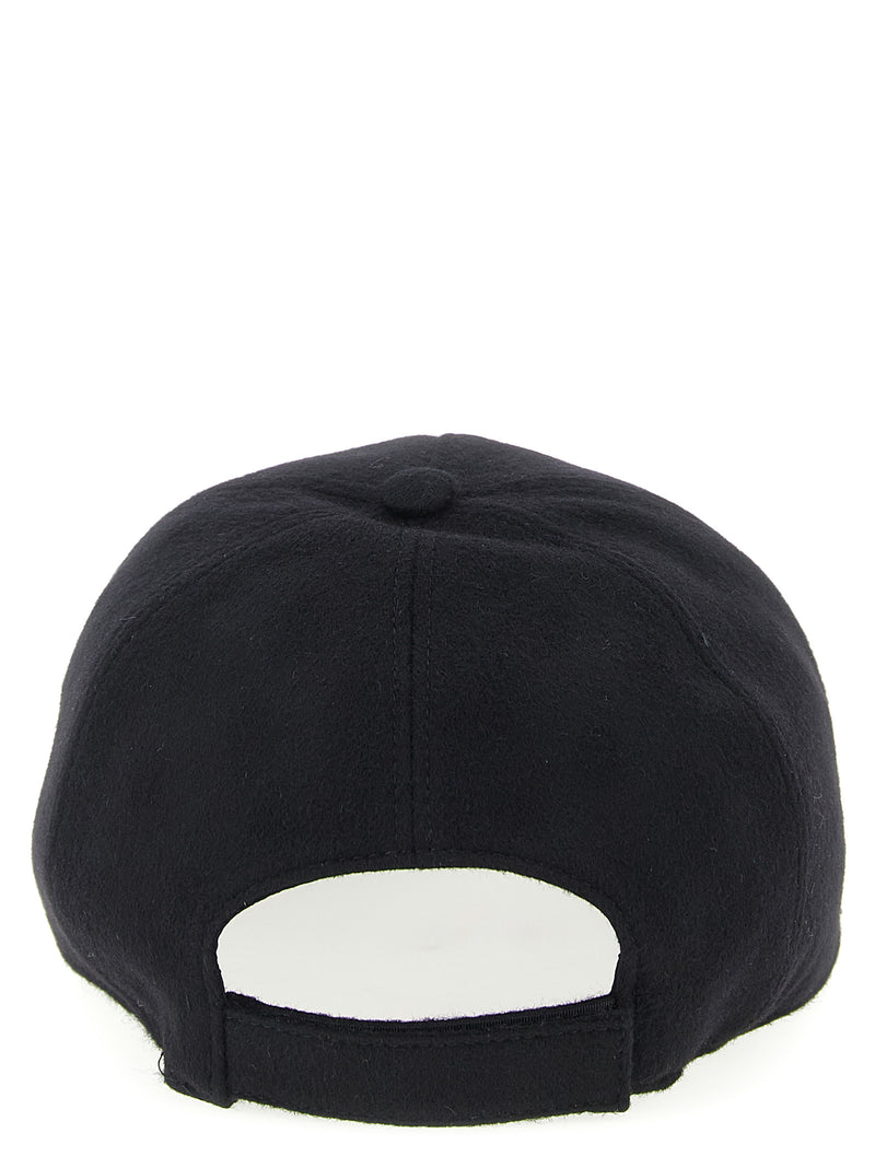Black Wool Cap (Baseball Hat)