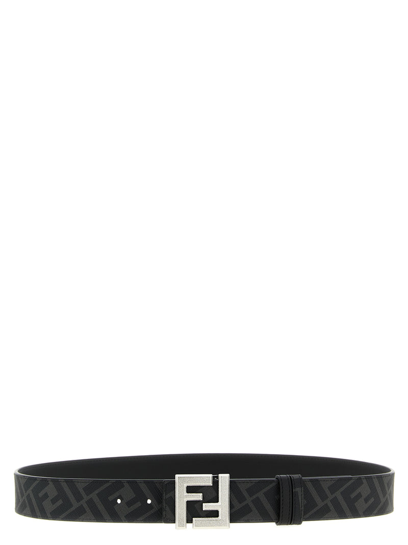 Black Calfskin Regular Belt
