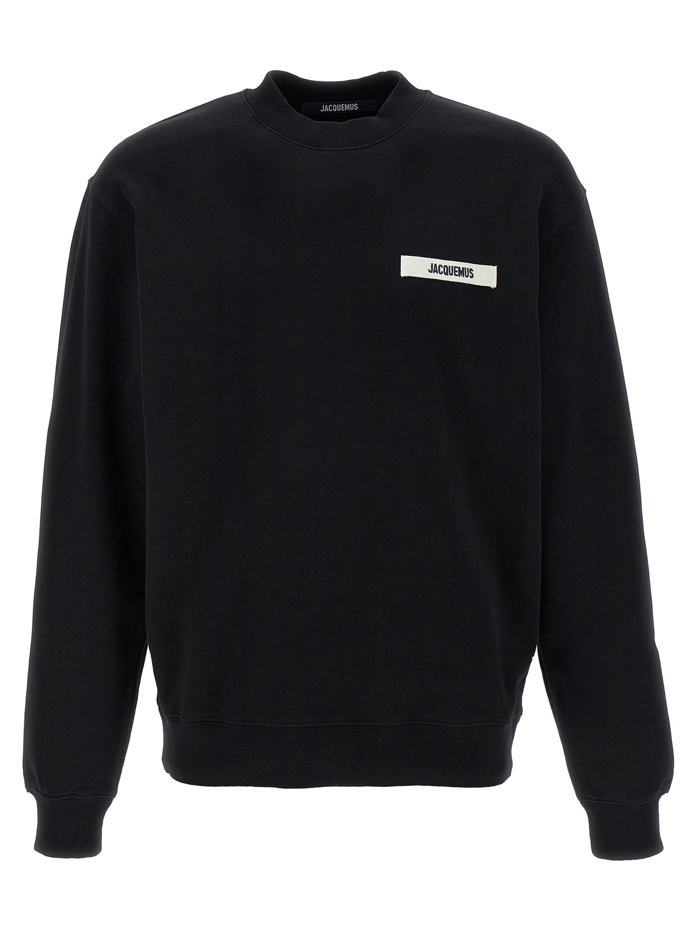 Black Cotton Sweatshirt