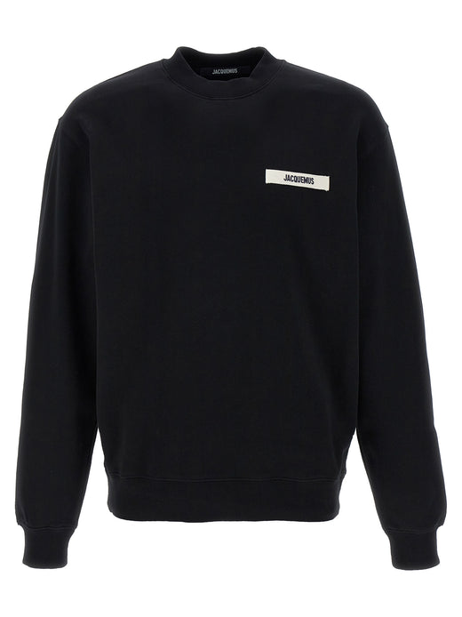 Black Cotton Sweatshirt