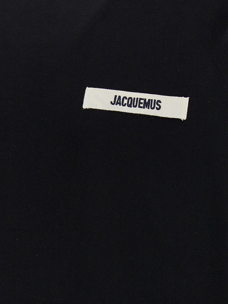 Black Cotton Sweatshirt