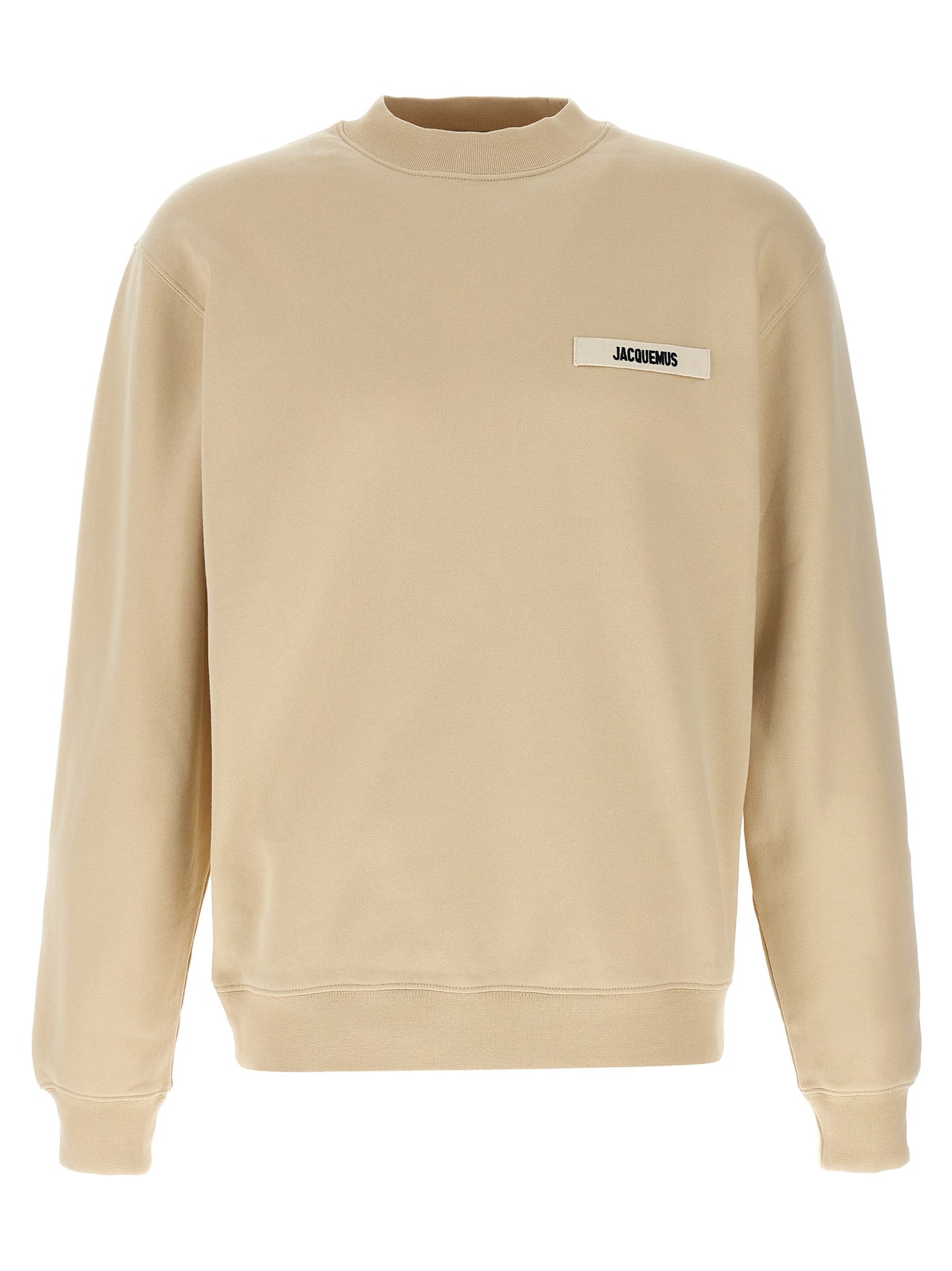 Beige Cotton Sweatshirt