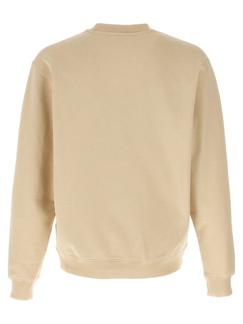 Beige Cotton Sweatshirt