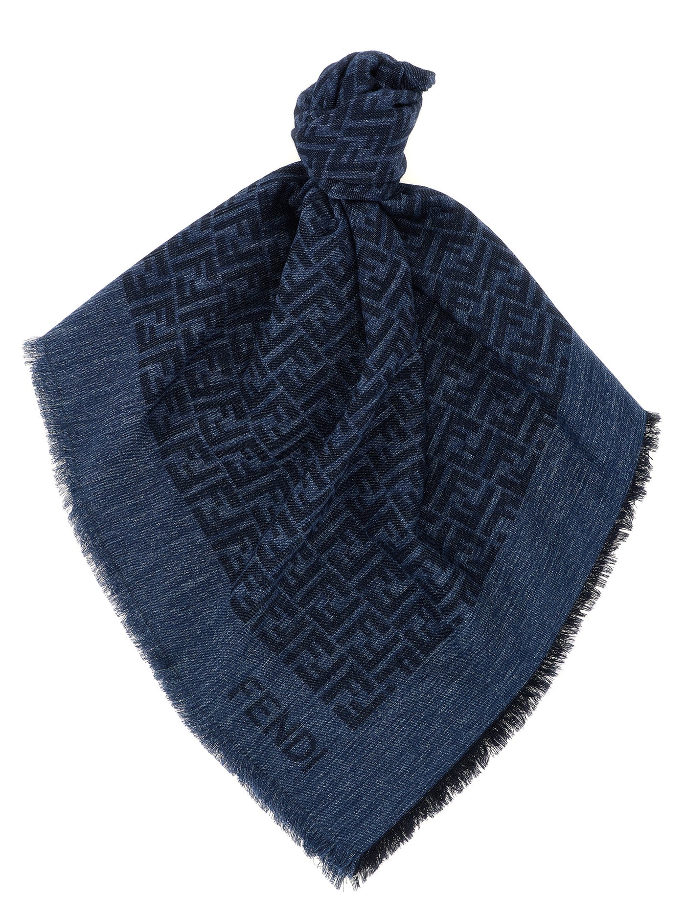 Blue Cotton Scarf