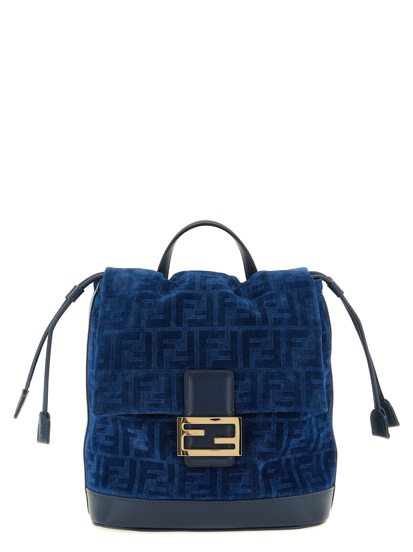Blue Cotton Backpack
