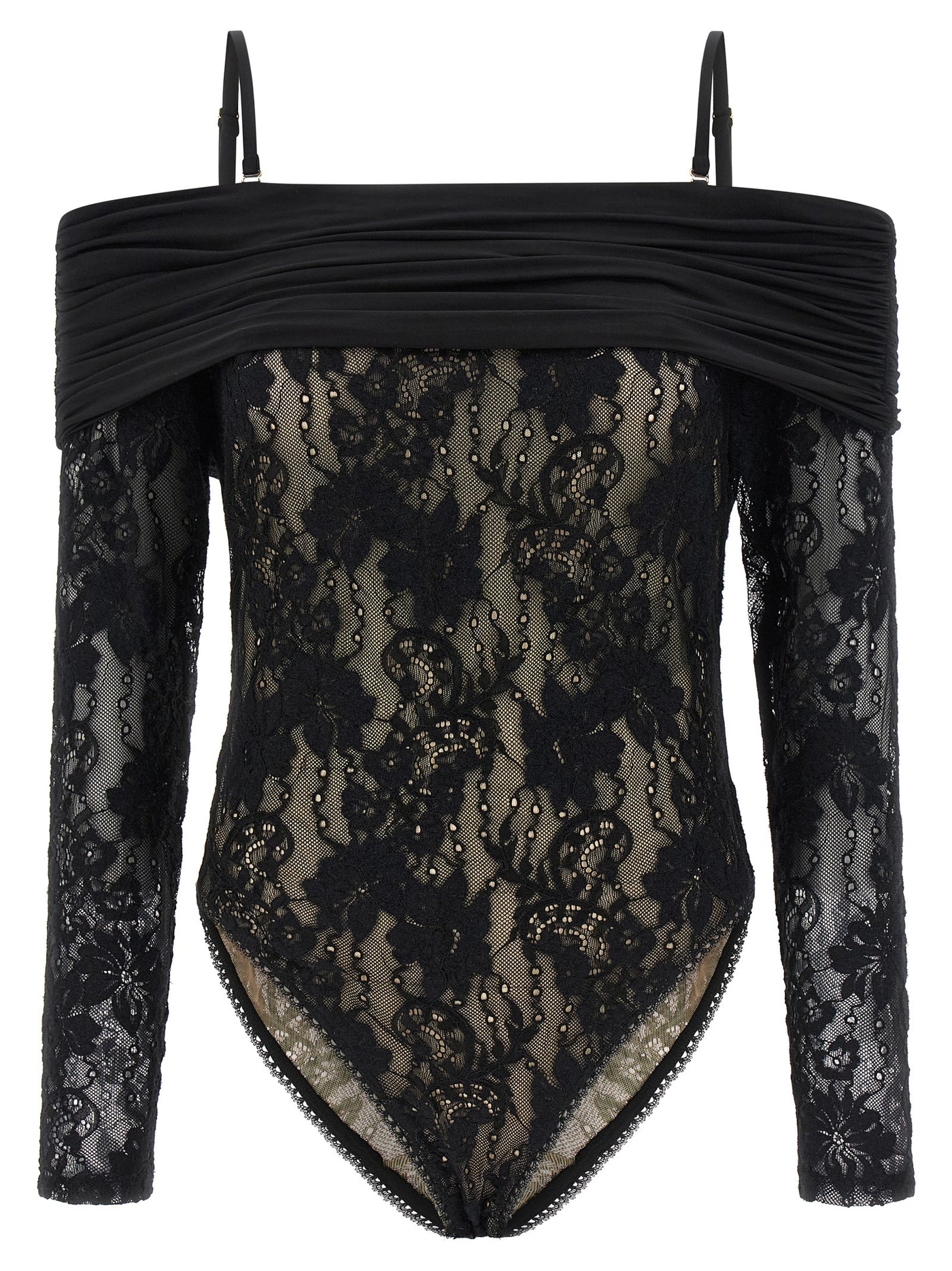 Black Polyamide Bodysuit