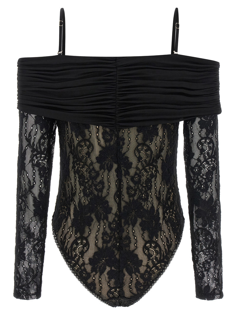 Black Polyamide Bodysuit