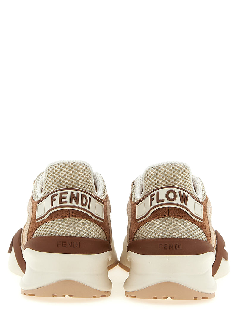 Multicolor Polyamide Athletic Sneakers