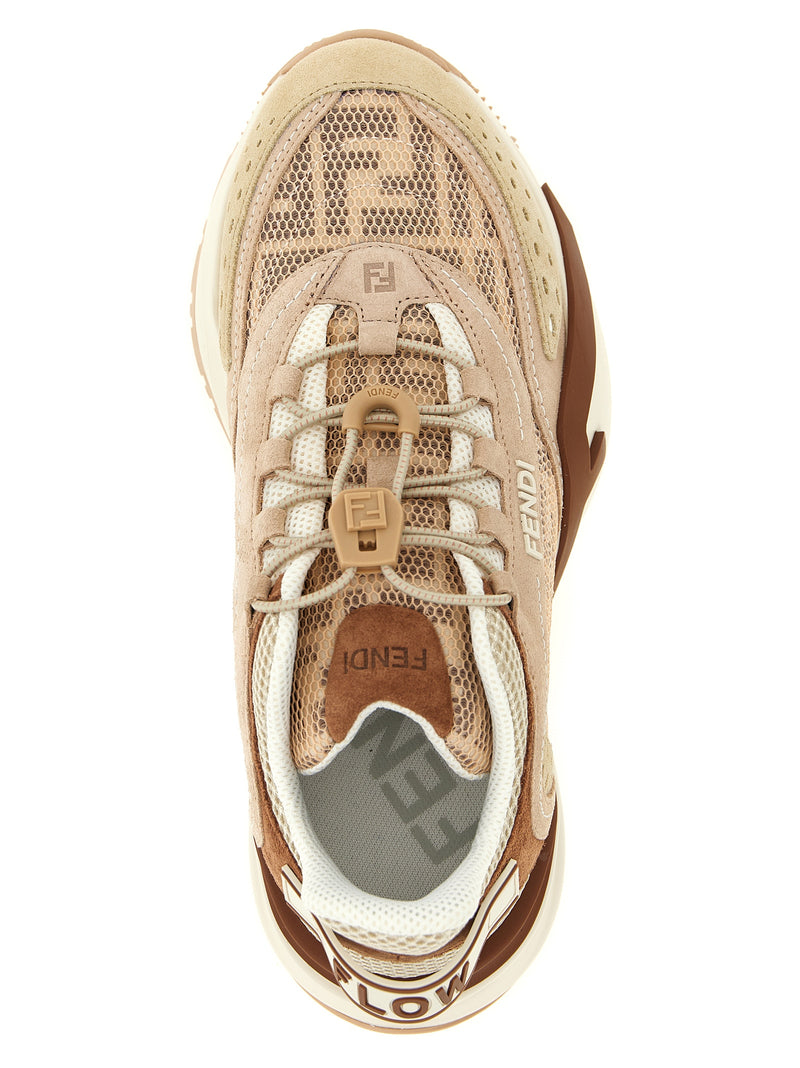 Multicolor Polyamide Athletic Sneakers