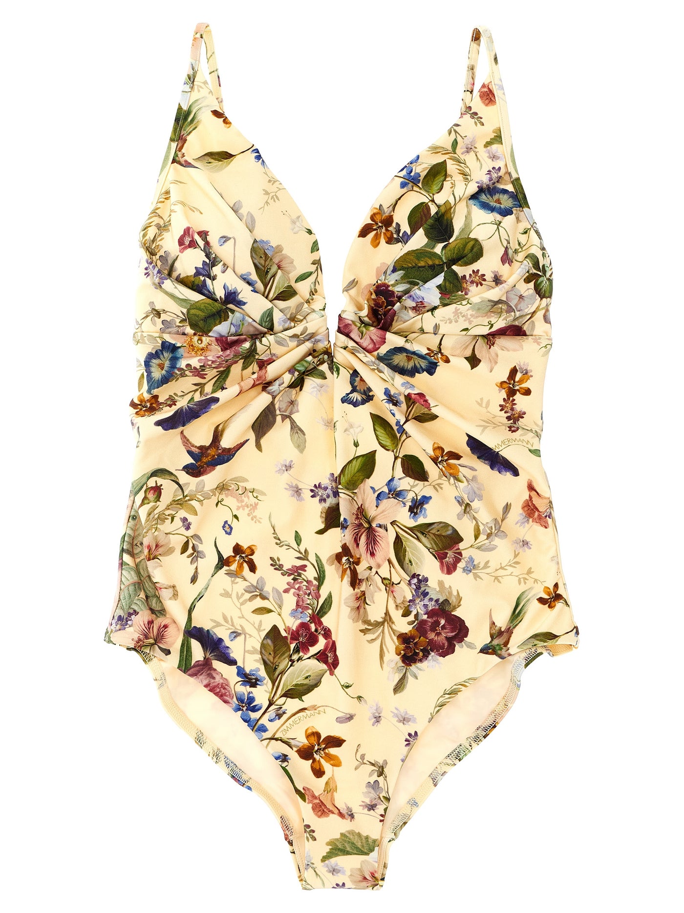 Multicolor Polyamide One-Piece Swimsuit