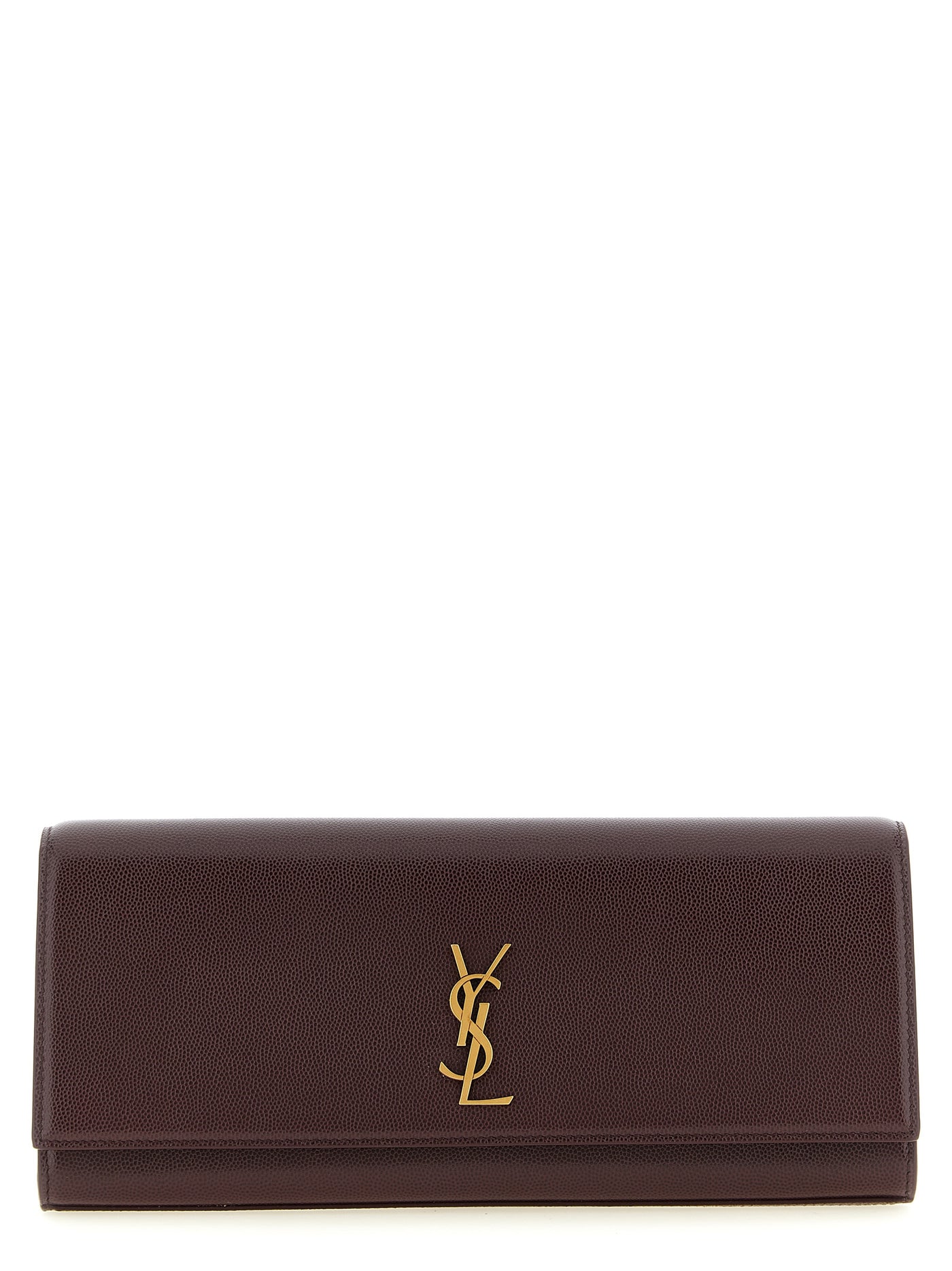 Bordeaux Calfskin Clutch Bag