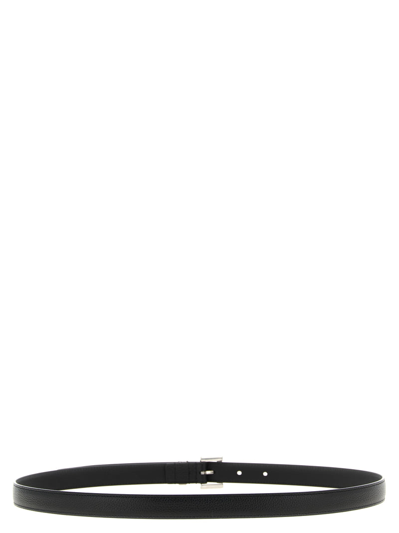 Black Calfskin Regular Belt