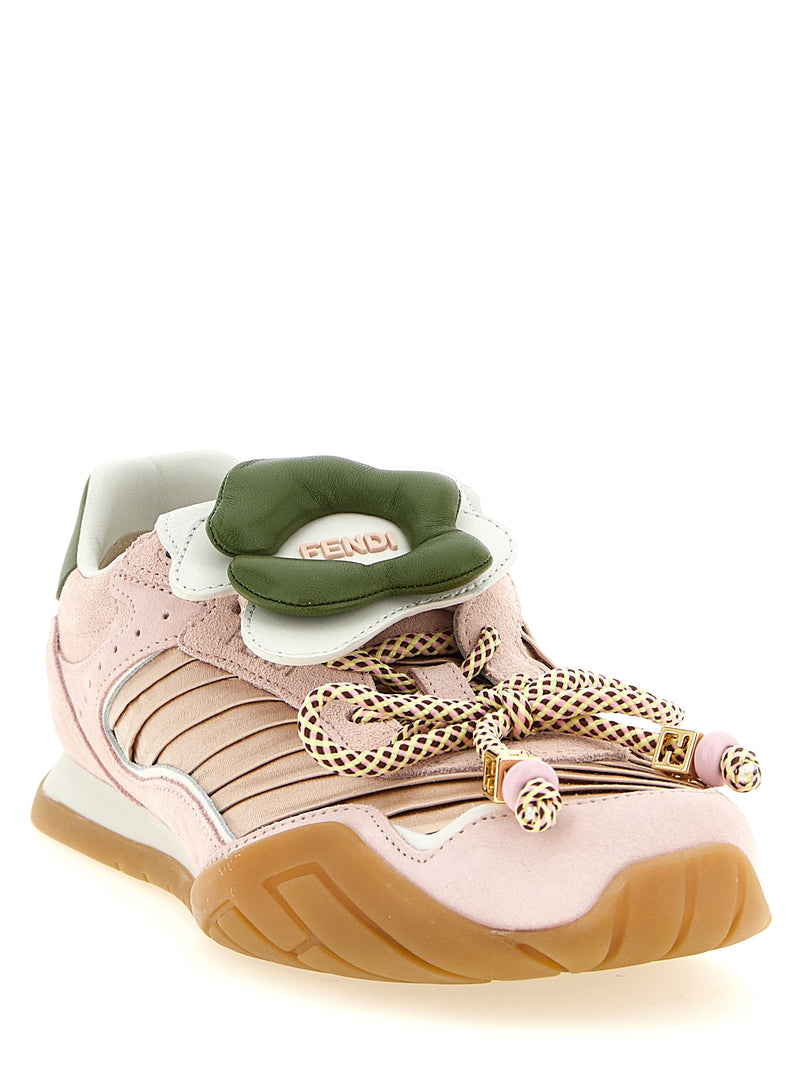 Multicolor Calfskin Athletic Sneakers