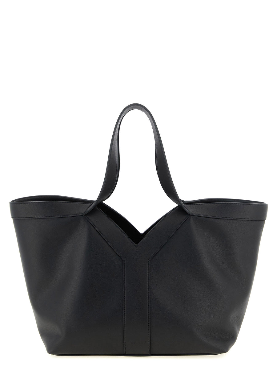 Black Calfskin Tote Bag