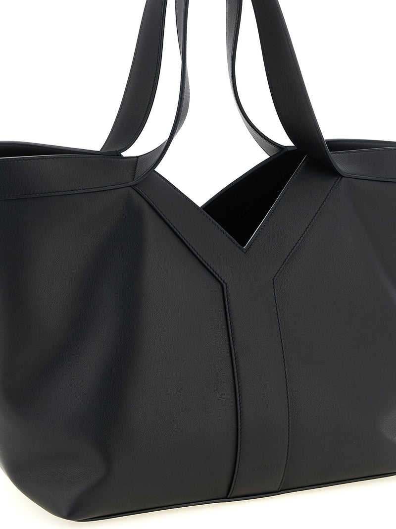 Black Calfskin Tote Bag