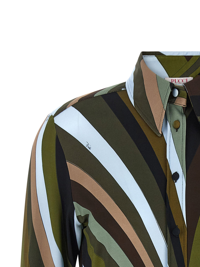 Multicolor Viscose Blouse