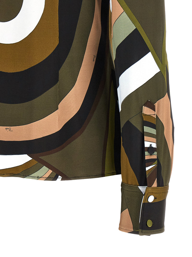 Multicolor Viscose Blouse