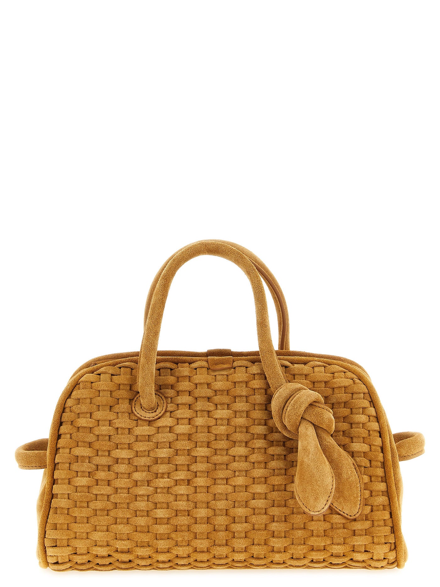 Beige Calfskin Handbag
