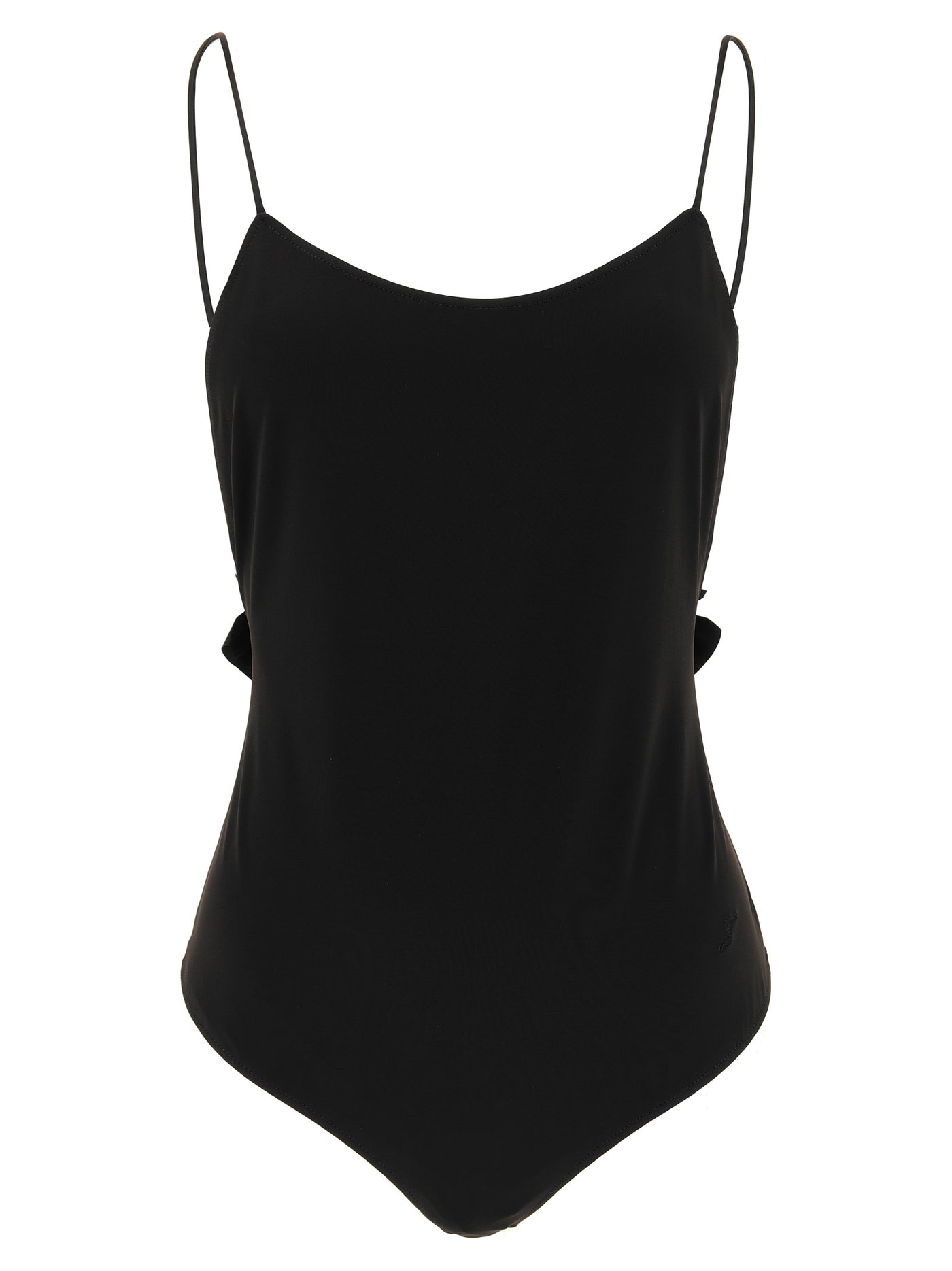 Black Polyamide One-Piece Swimsuit