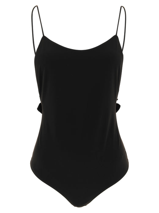 Black Polyamide One-Piece Swimsuit