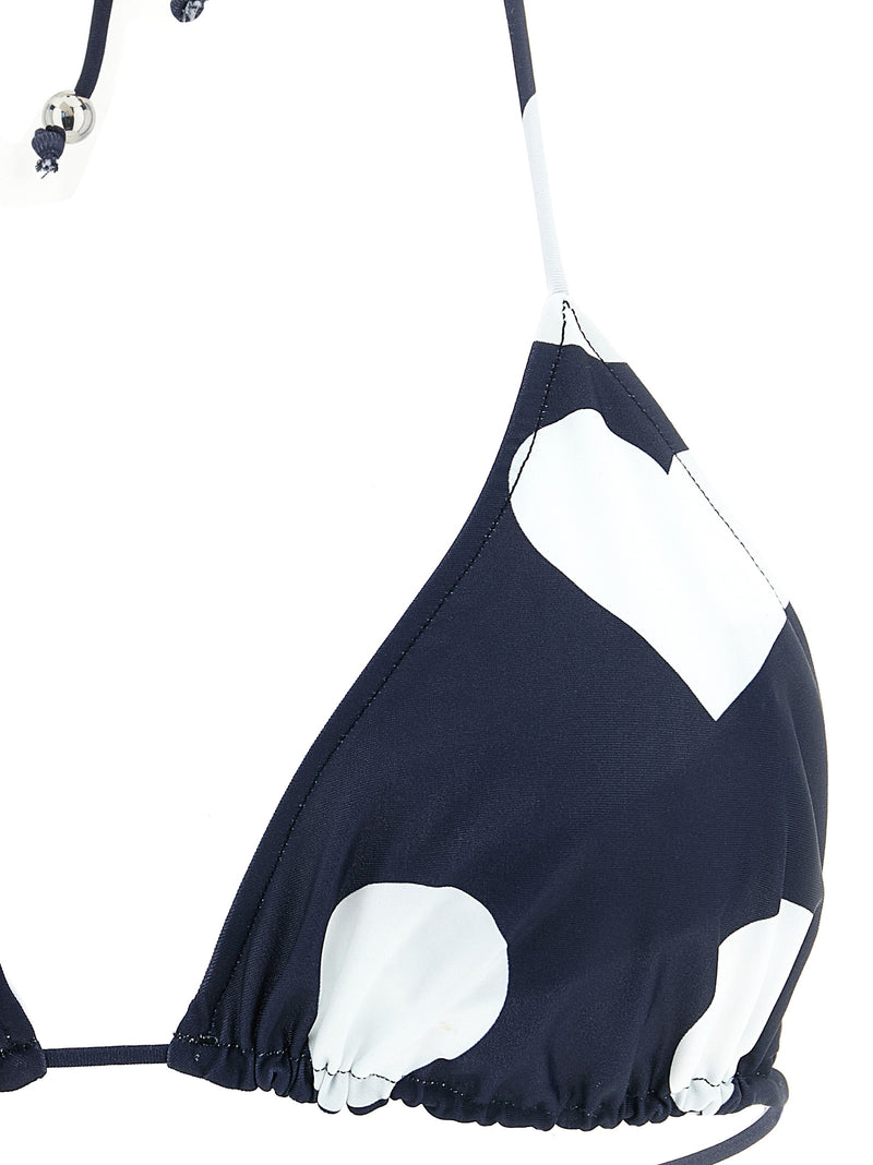 Blue Polyamide Bikini