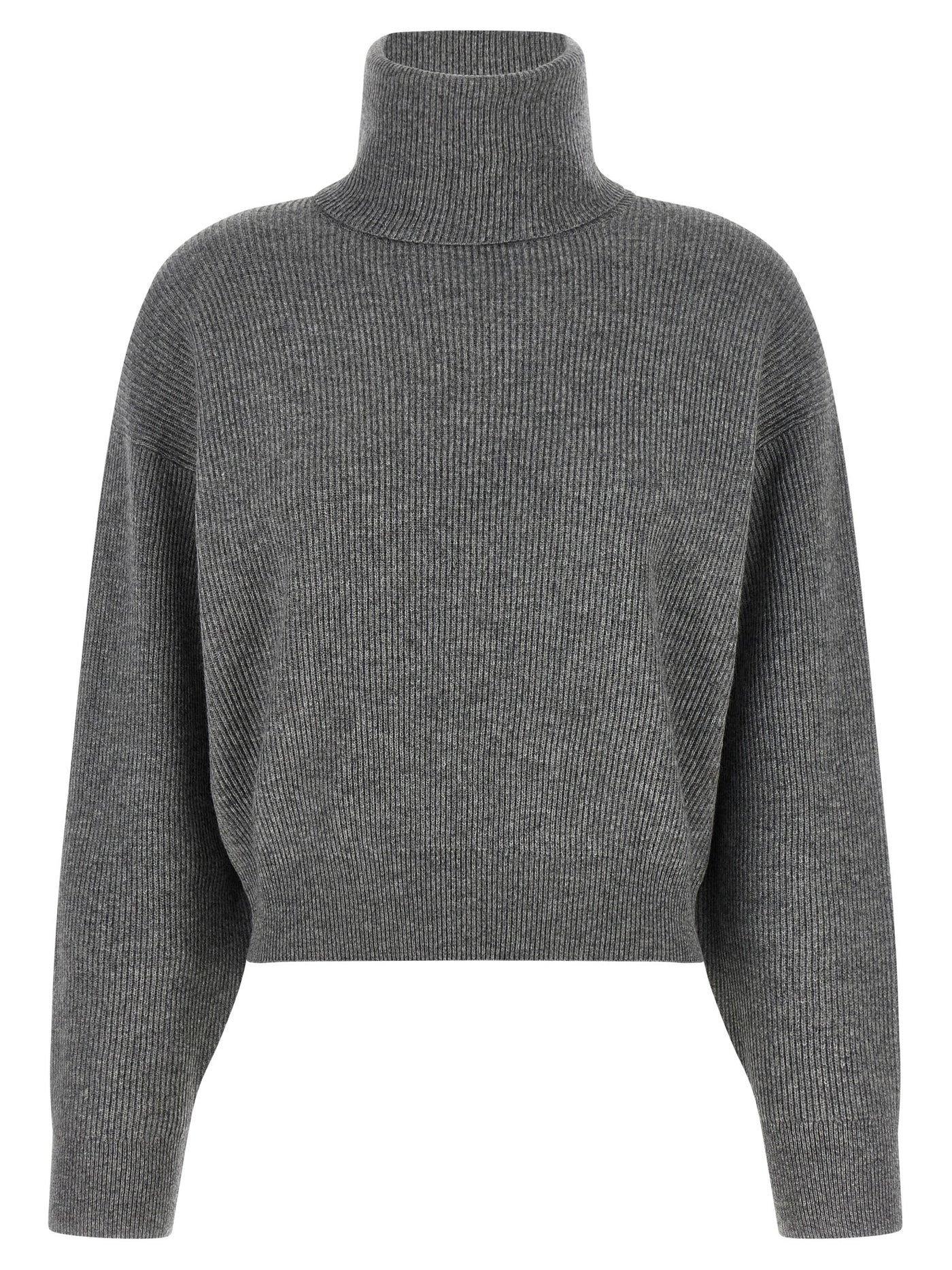 Gray Virgin Wool Cardigan