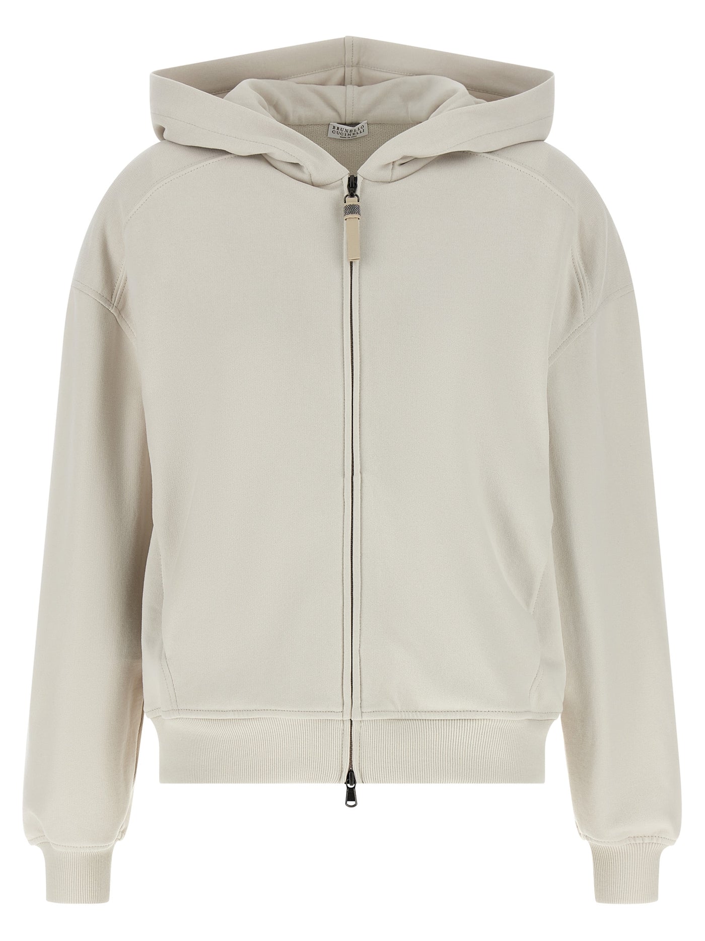 Beige Cotton Sweatshirt