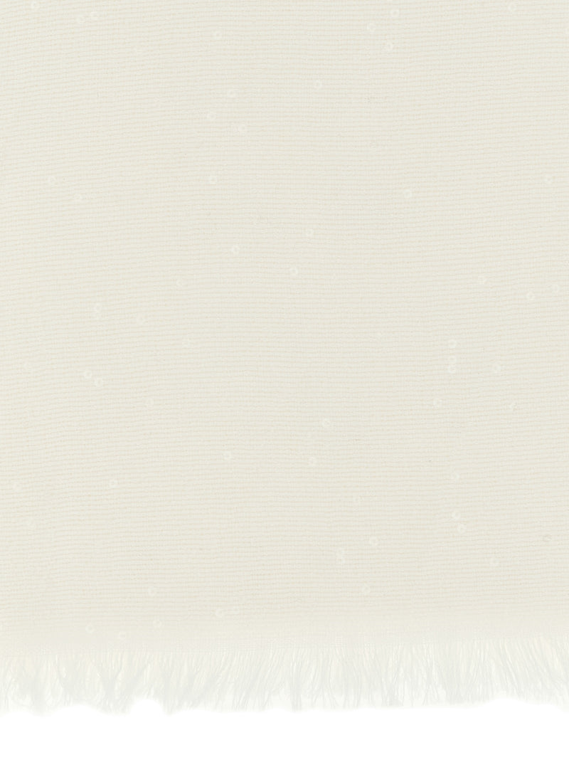 White Cashmere Scarf