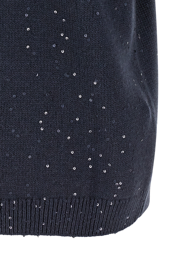 Blue Cashmere Cardigan