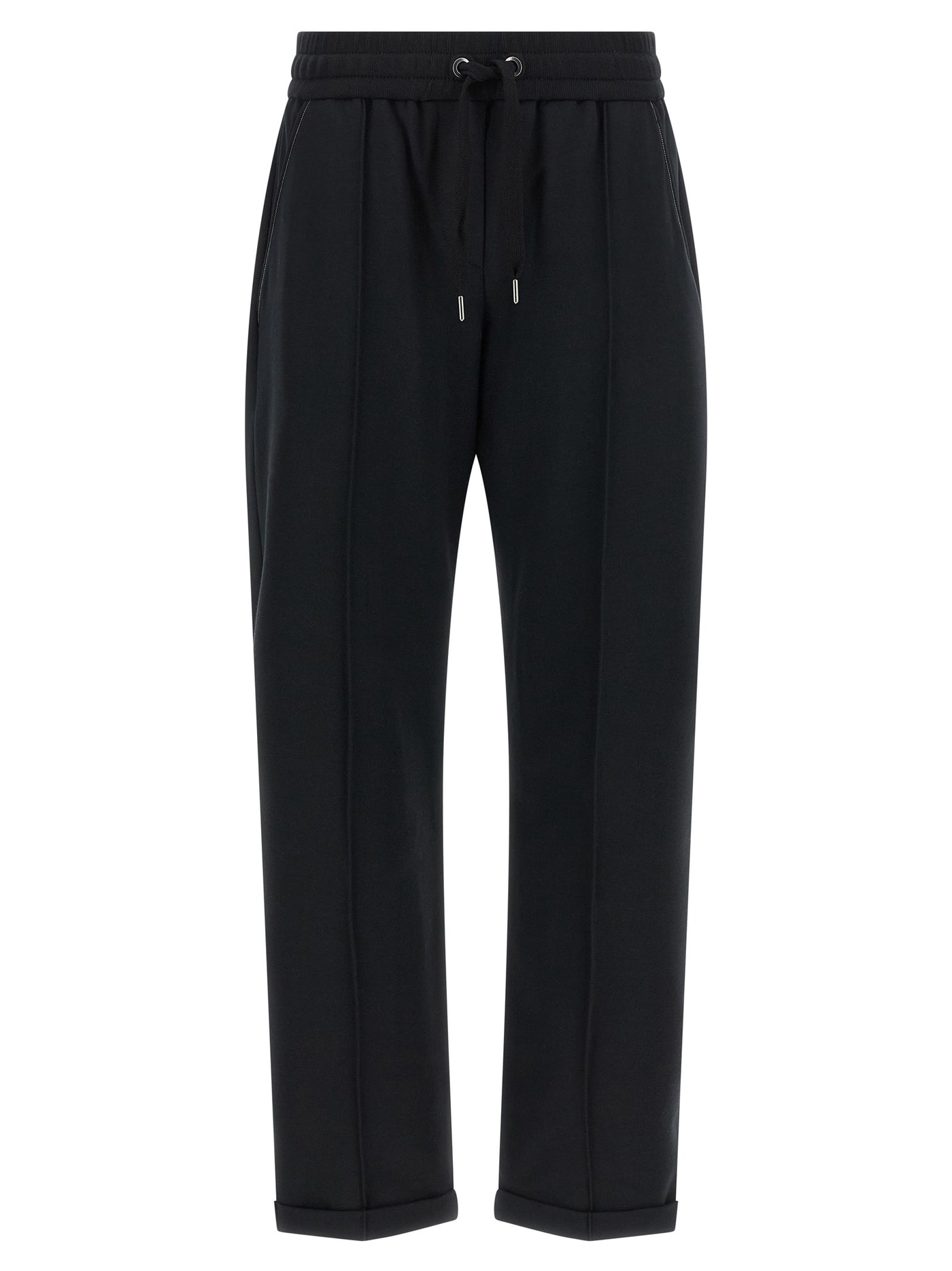 Black Cotton Joggers (Workout Pants)
