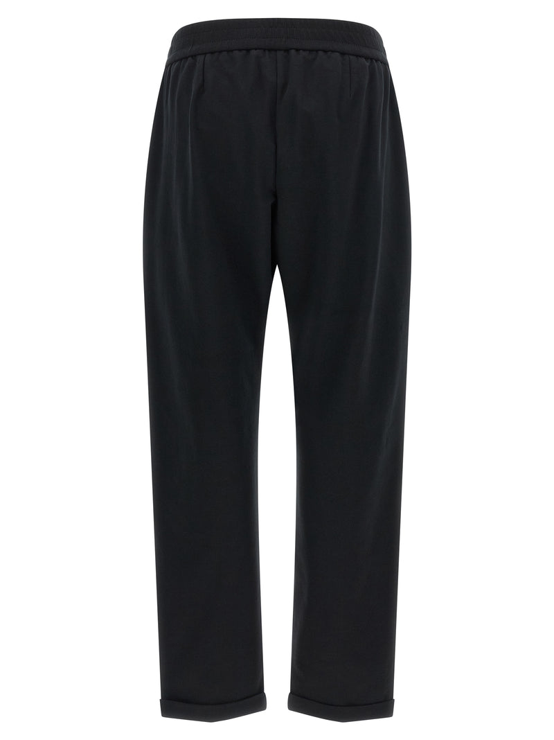 Black Cotton Joggers (Workout Pants)