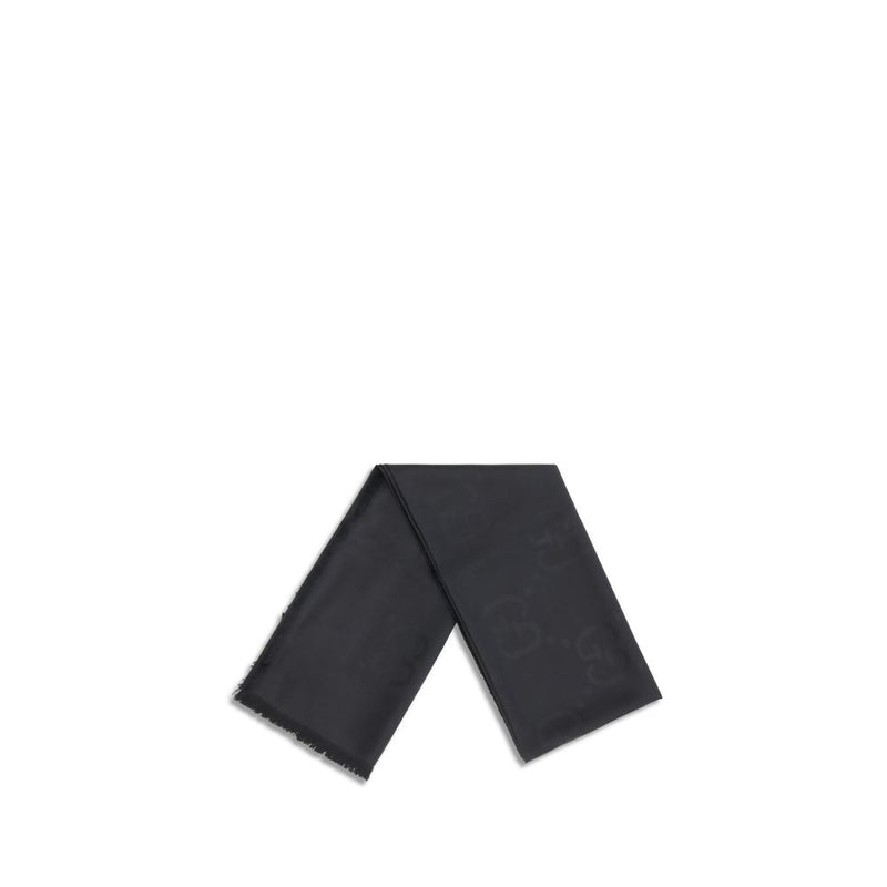 Black Wool Oves Aries Scarf