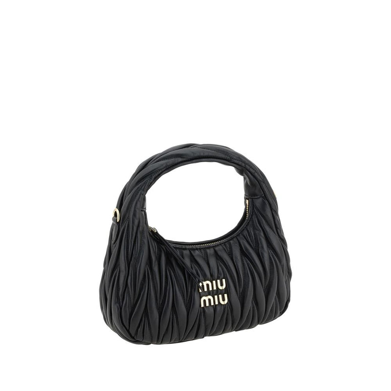 Black Calf Leather Bos Taurus Shoulder Bag
