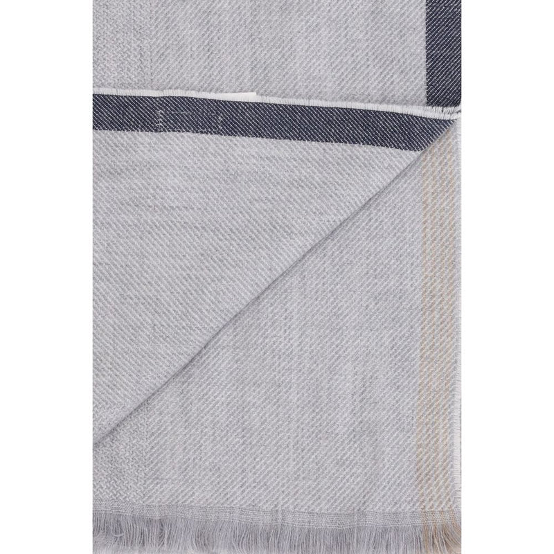 Gray Cashmere Scarf
