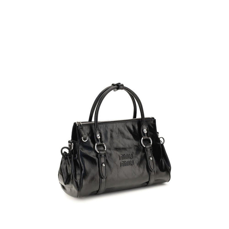 Black Calf Leather Bos Taurus Handbag