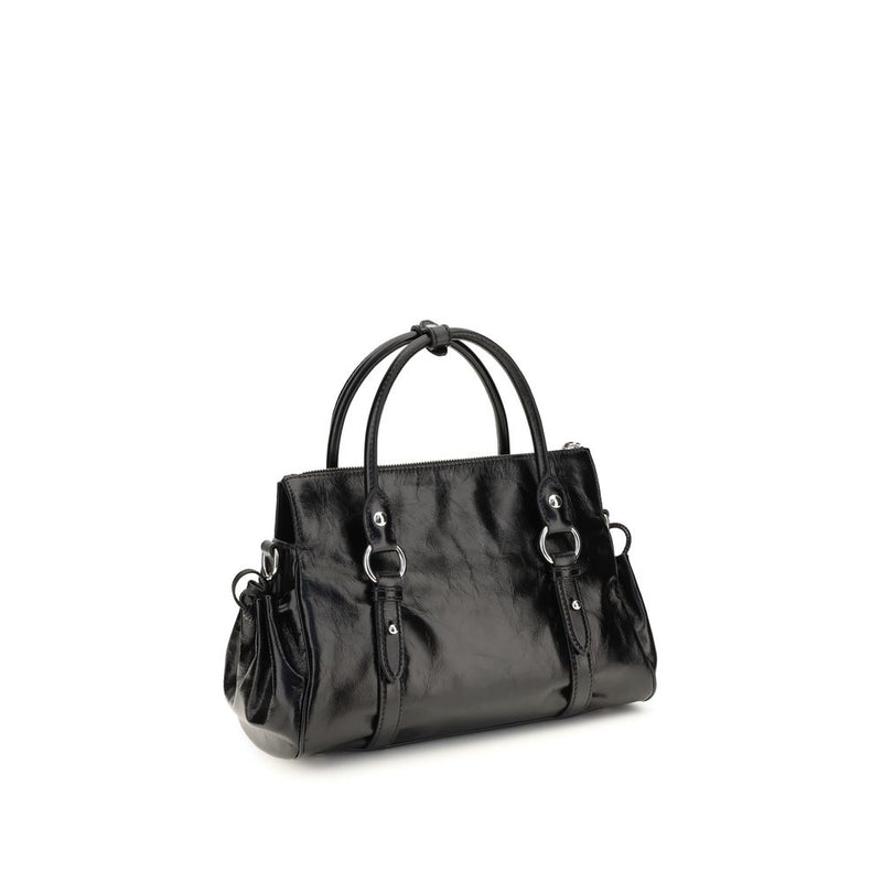 Black Calf Leather Bos Taurus Handbag