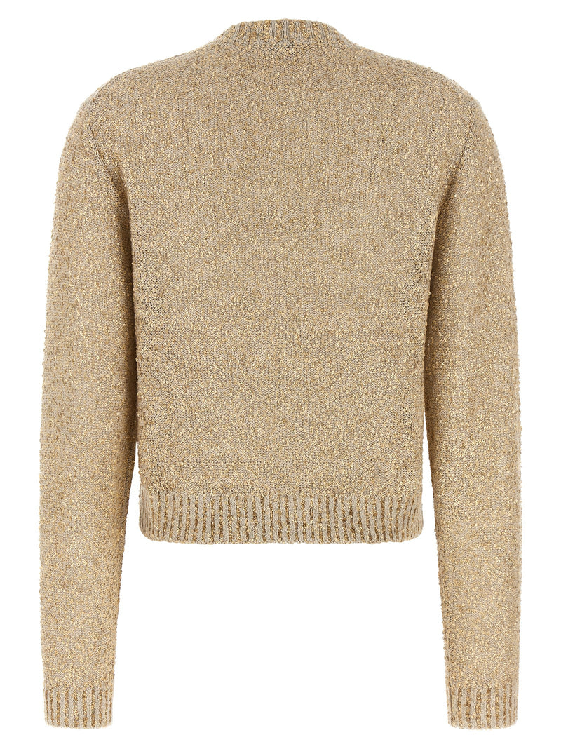 Gold Linen Cardigan