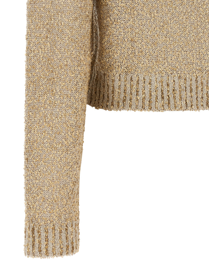 Gold Linen Cardigan